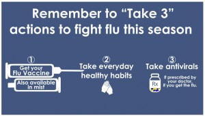 take 3 to fight flu
